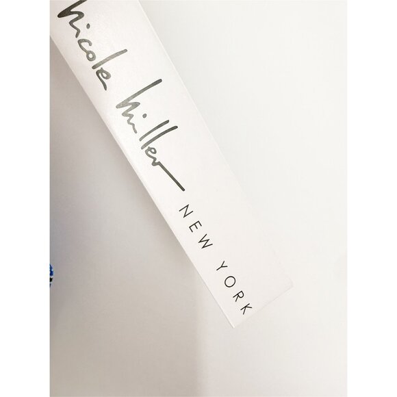 Nicole Miller NY Jumpsuit Wide Leg Belted V-neck Red Blue Multi - Picture 5 of 10